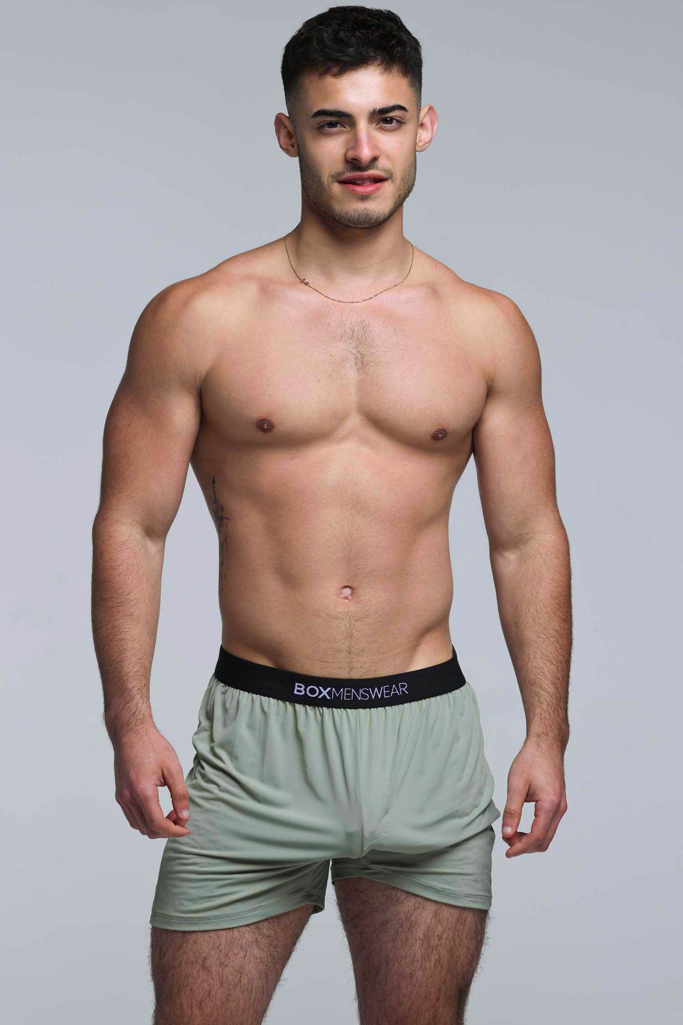Silky Seamless Lounge Shorts - Sage - boxmenswear - {{variant_title}}