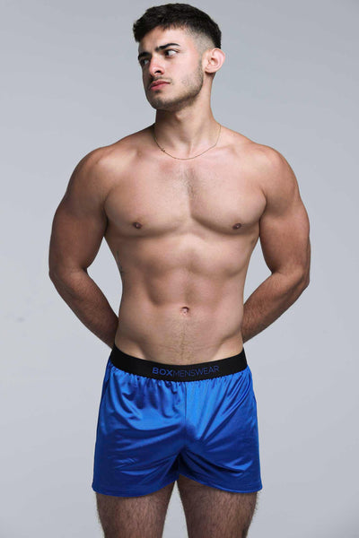 Satin Boxers - Midnight Navy - boxmenswear - {{variant_title}}
