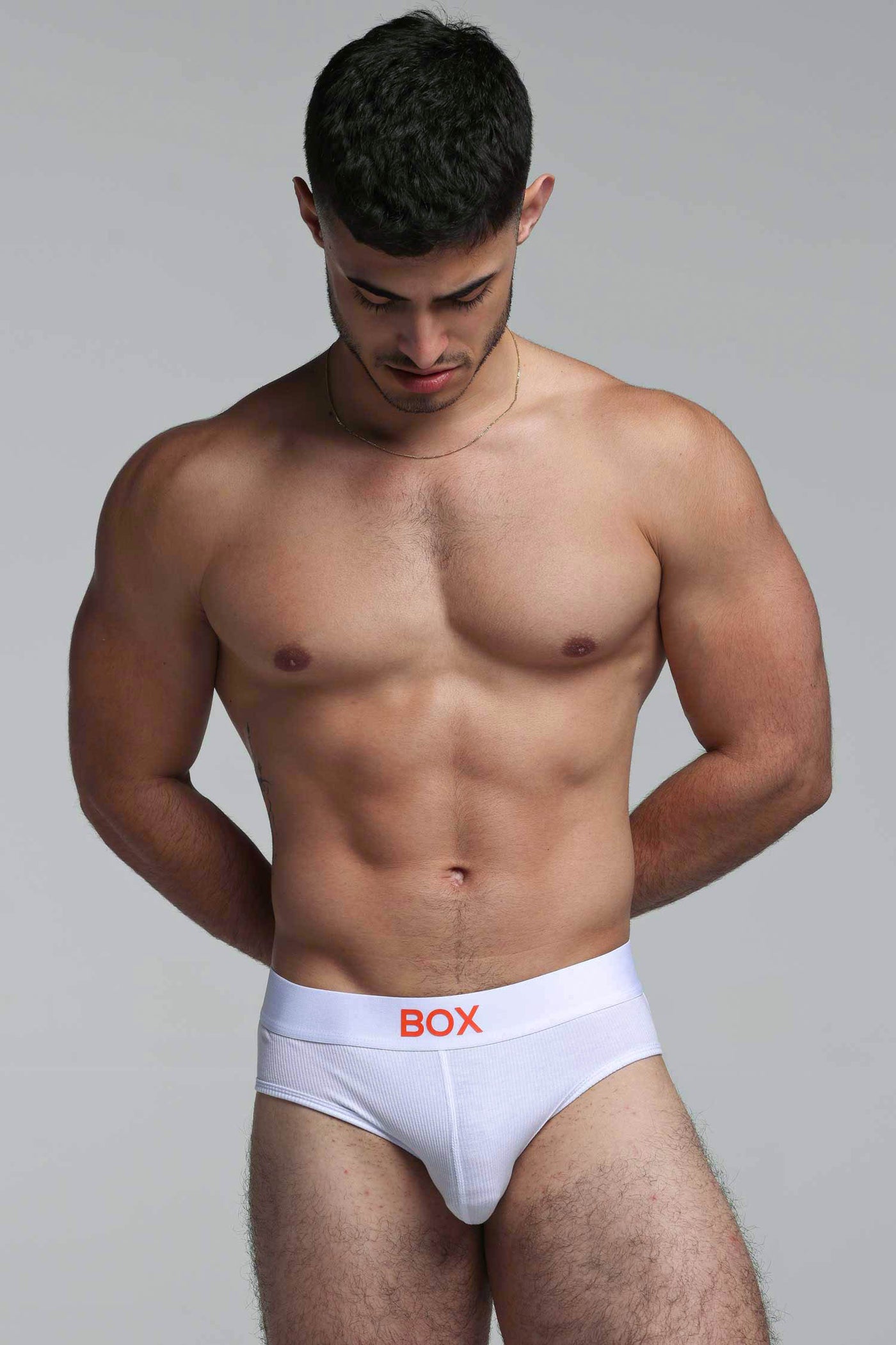 Colour Pop Briefs - White & Orange - boxmenswear - {{variant_title}}