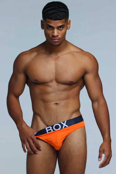 Soft Tech Briefs - Orange - boxmenswear - {{variant_title}}