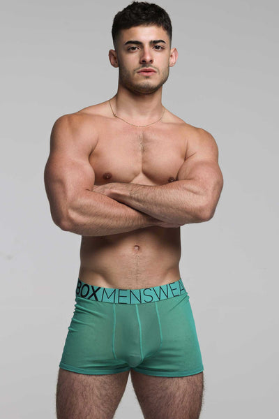 All Over Mesh Boxers - Lucky Lad Green - boxmenswear - {{variant_title}}