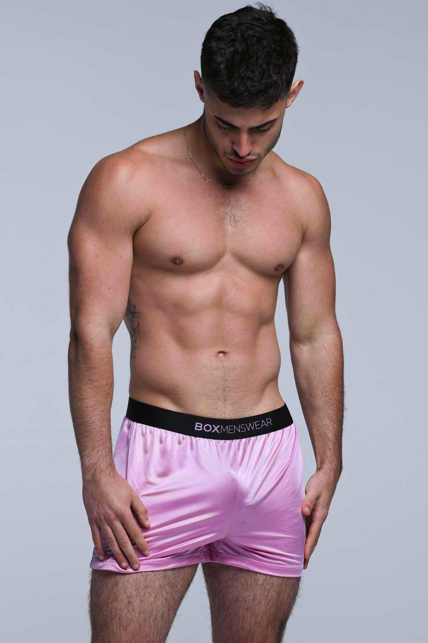 Satin Boxers - Pink Tease - boxmenswear - {{variant_title}}