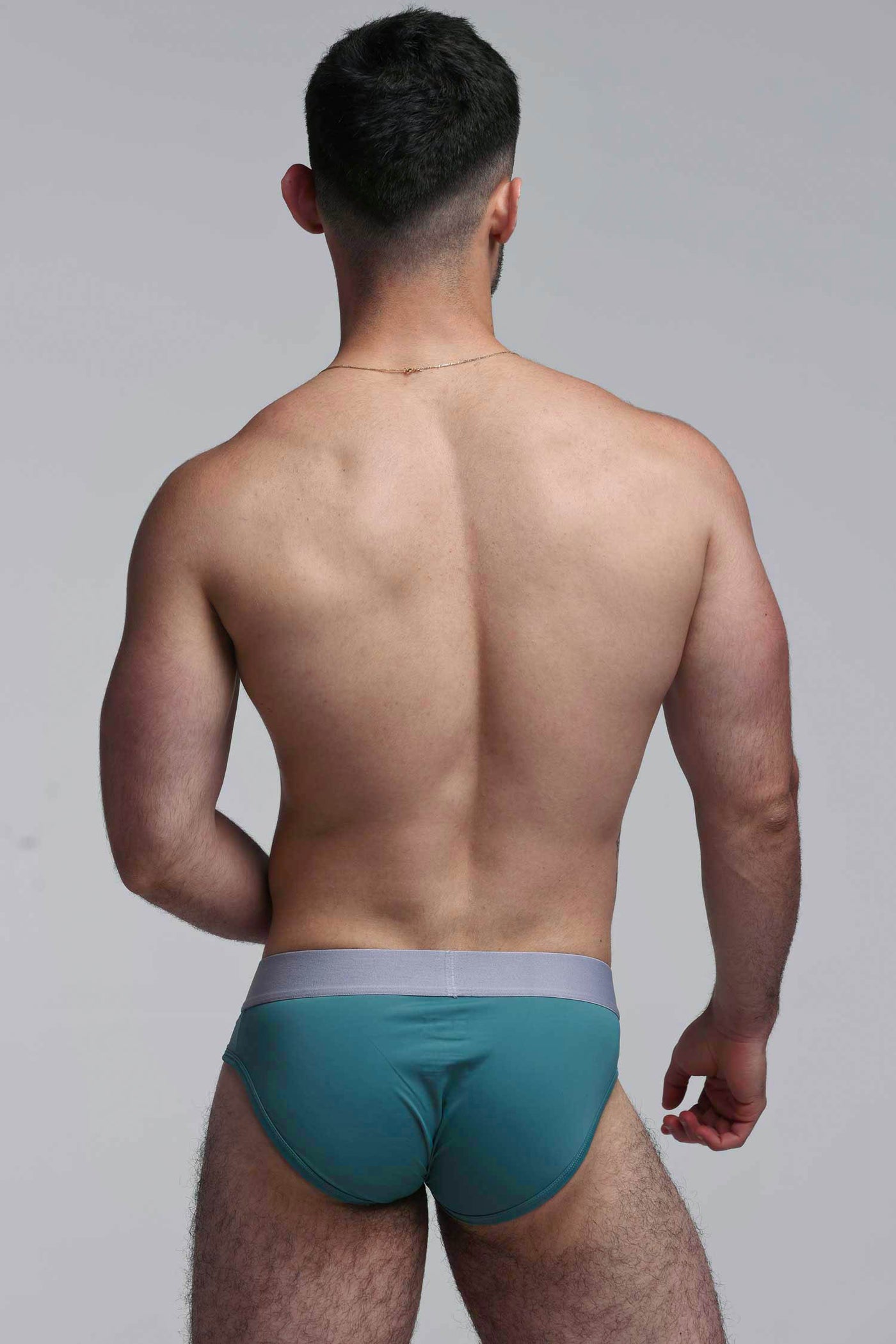 Mesh Panel Briefs - Riviera Teal - boxmenswear - {{variant_title}}