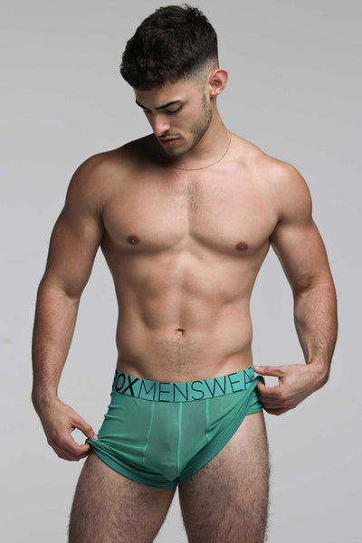 All Over Mesh Boxers - Lucky Lad Green - boxmenswear - {{variant_title}}