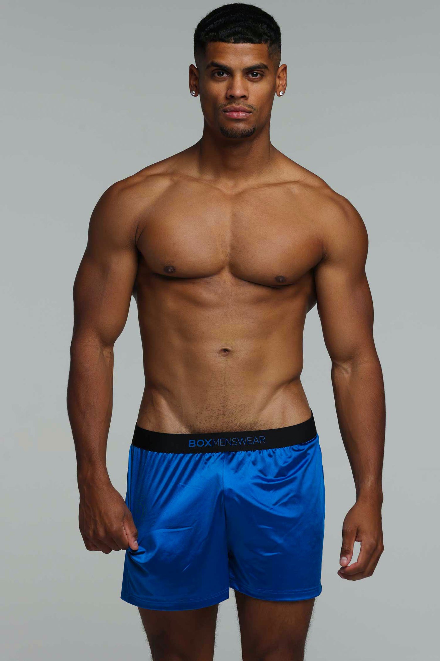 Satin Boxers - Midnight Navy - boxmenswear - {{variant_title}}