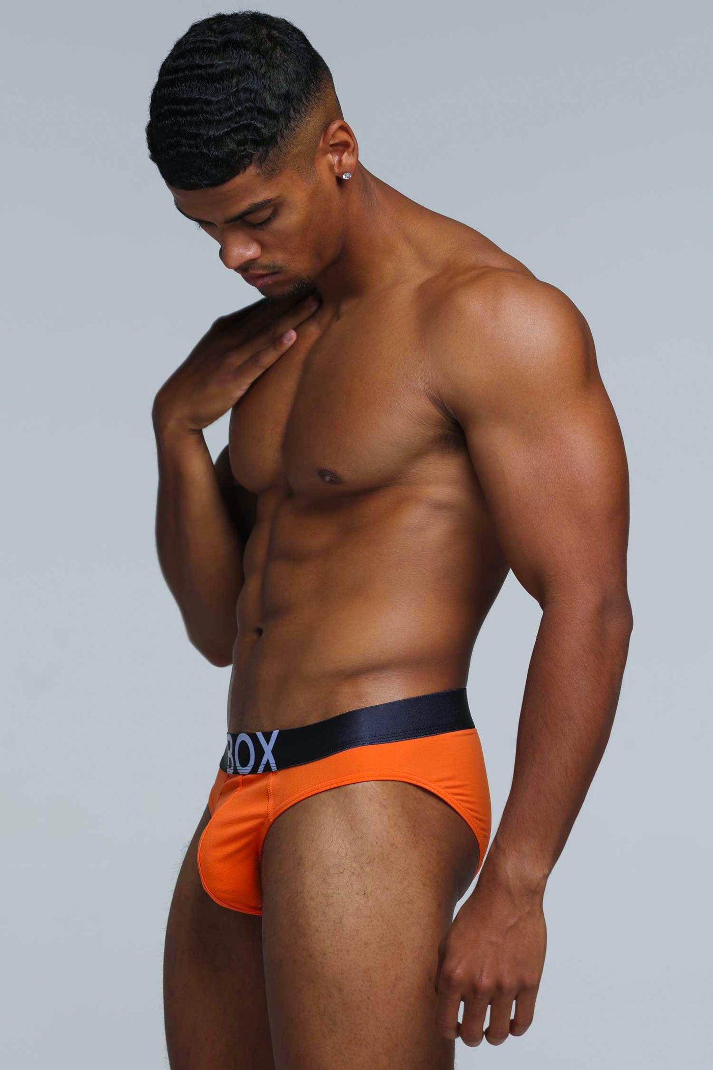 Soft Tech Briefs - Orange - boxmenswear - {{variant_title}}
