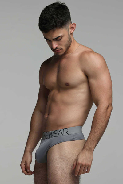 Brazilian Butt Briefs - São Paulo Grey - boxmenswear - {{variant_title}}