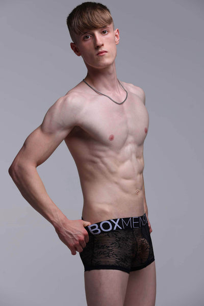 All Over Lace Boxers - After Dark - boxmenswear - {{variant_title}}