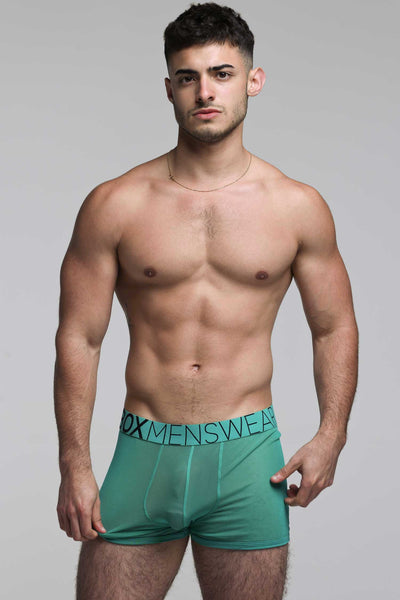 All Over Mesh Boxers - Lucky Lad Green - boxmenswear - {{variant_title}}