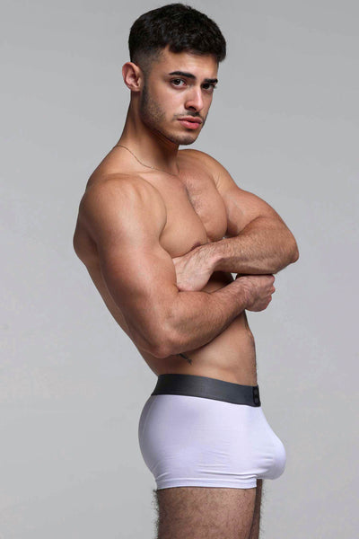 Soft Touch Trunks - White - boxmenswear - {{variant_title}}