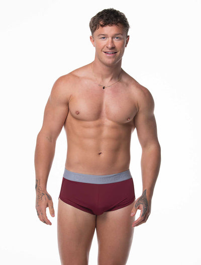 LuxLite Boxers - Burgundy Breeze - boxmenswear - {{variant_title}}