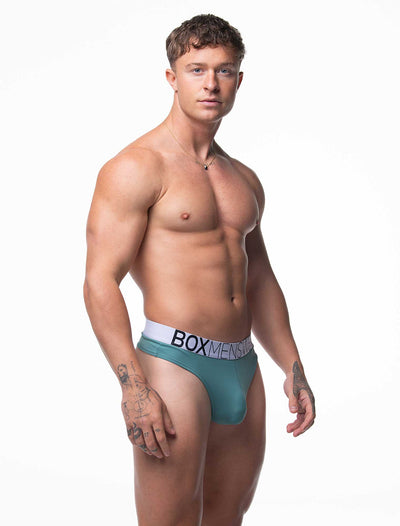 Brazilian Butt Briefs - Amazon Green - boxmenswear - {{variant_title}}