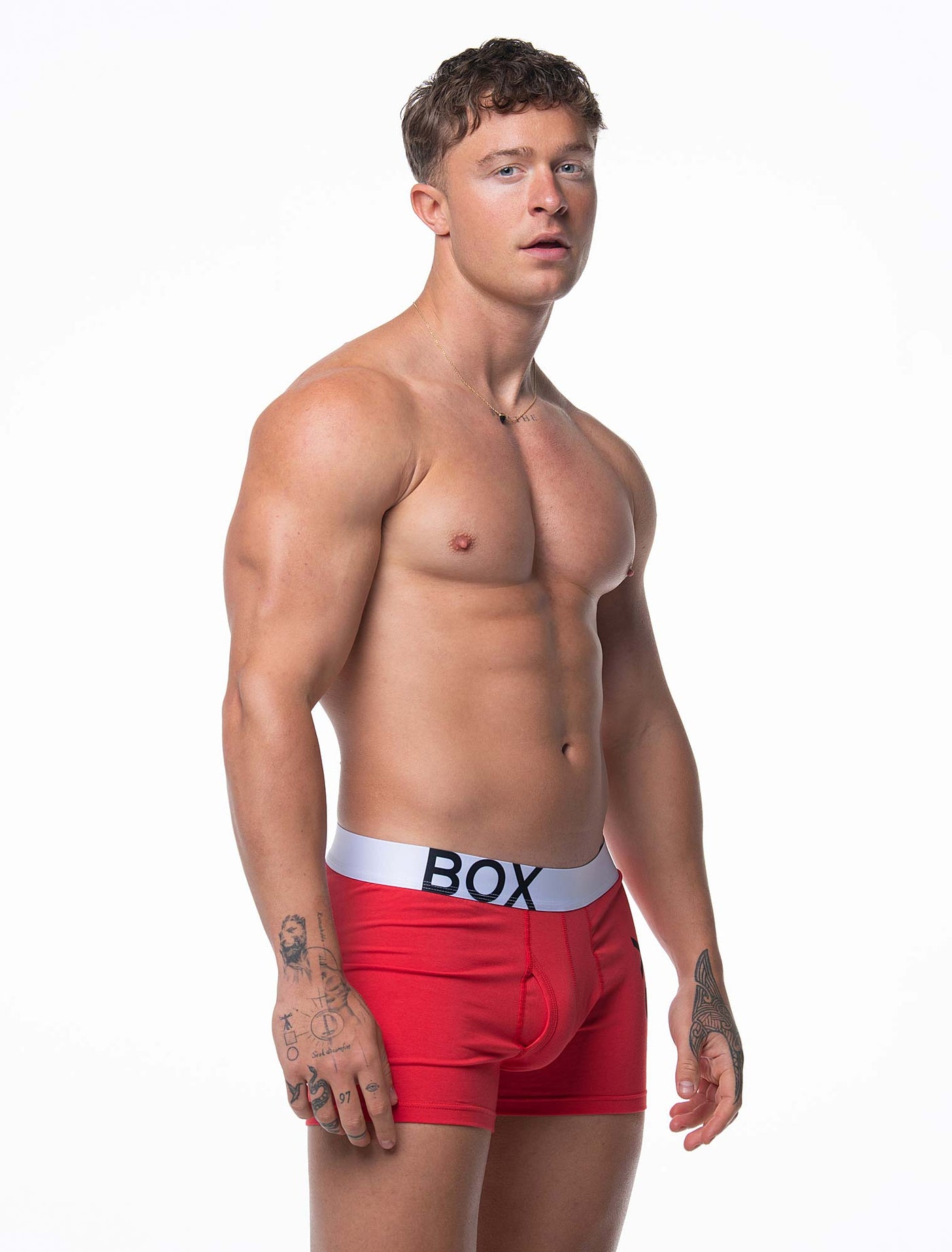 Mens Red Boxers - boxmenswear - {{variant_title}}