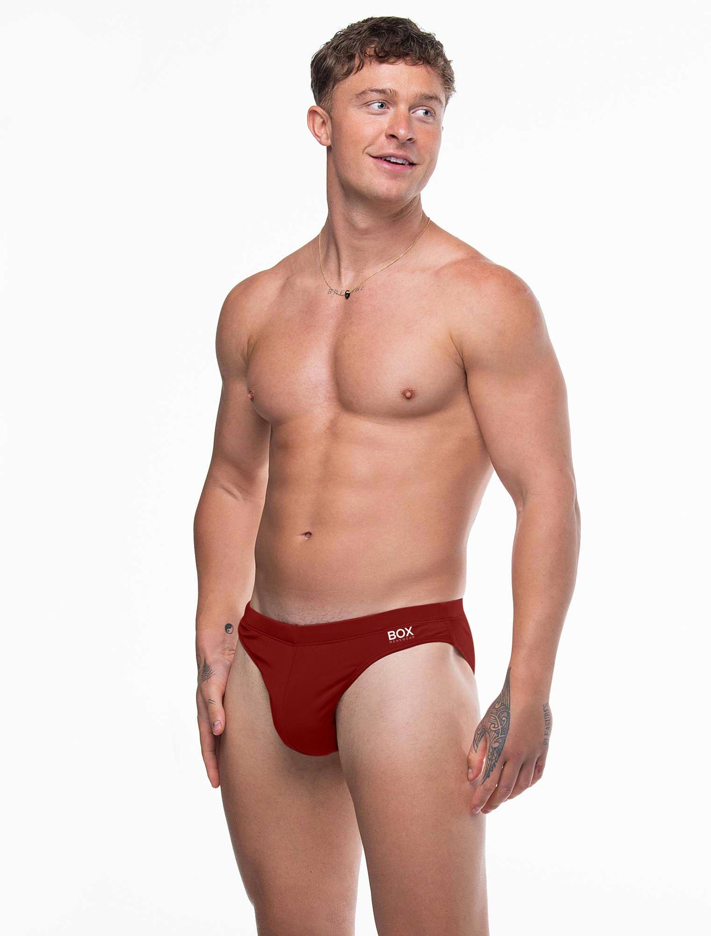 Swimming Trunks - Burgundy - boxmenswear - {{variant_title}}
