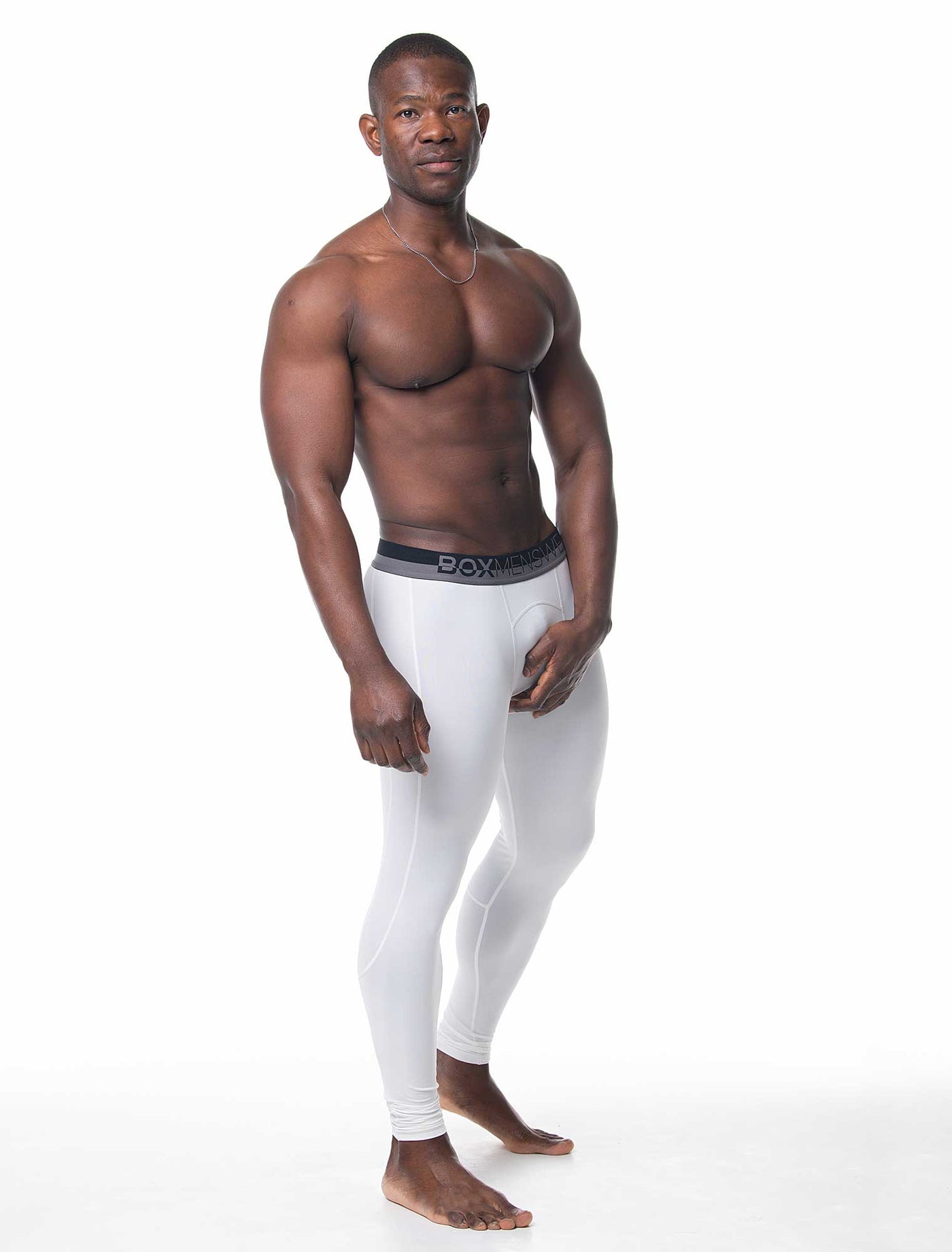 Compression Leggings 2.0 - White - boxmenswear - {{variant_title}}