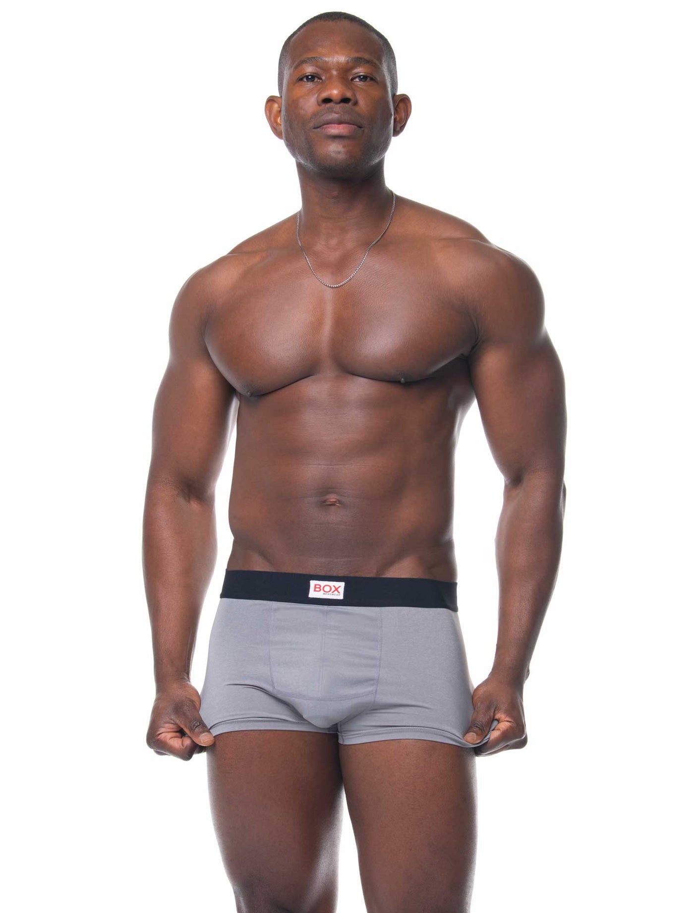 Marl Moment Boxers - Platinum Grey - boxmenswear - {{variant_title}}