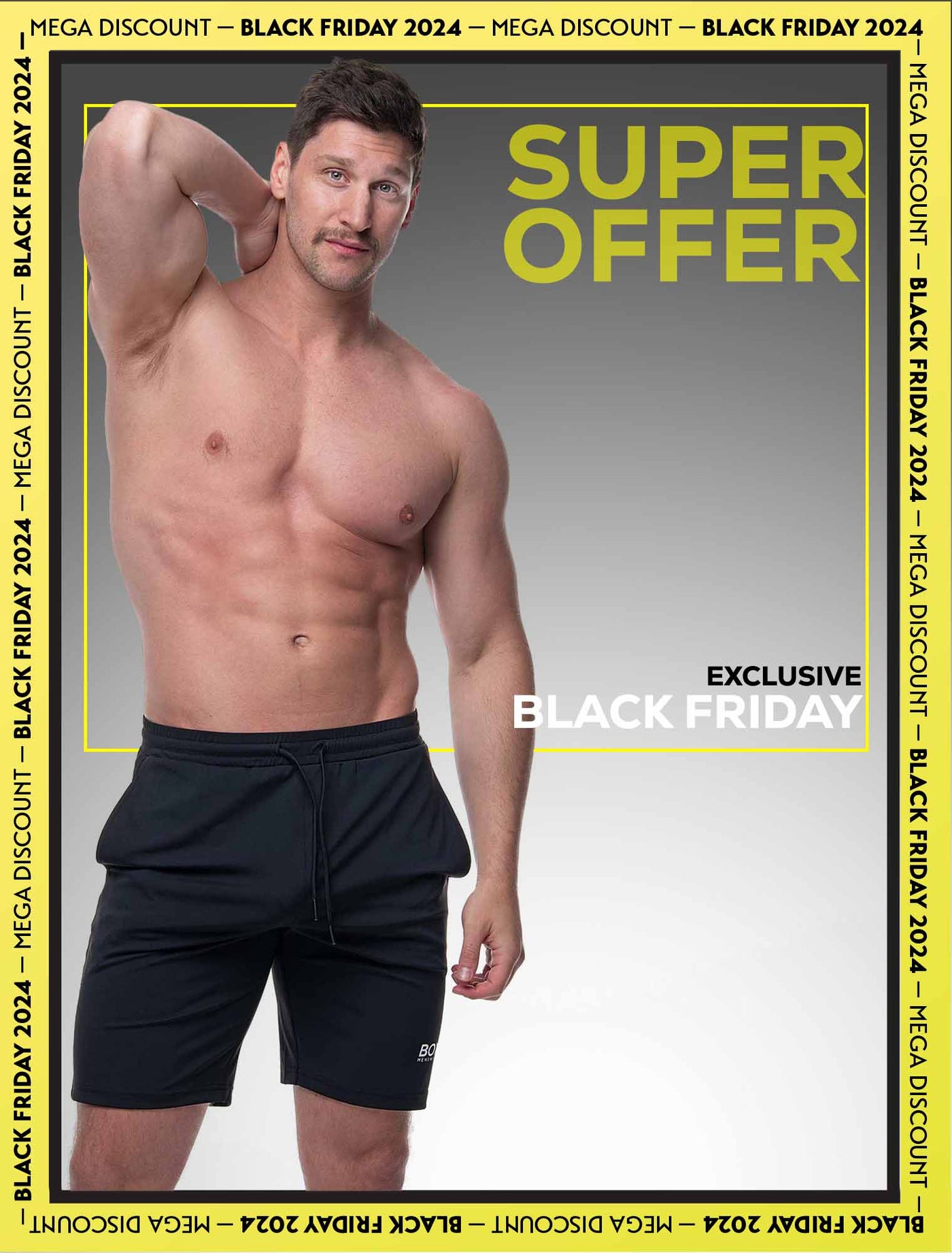 Active Panelled Sports Shorts - Black - boxmenswear - {{variant_title}}