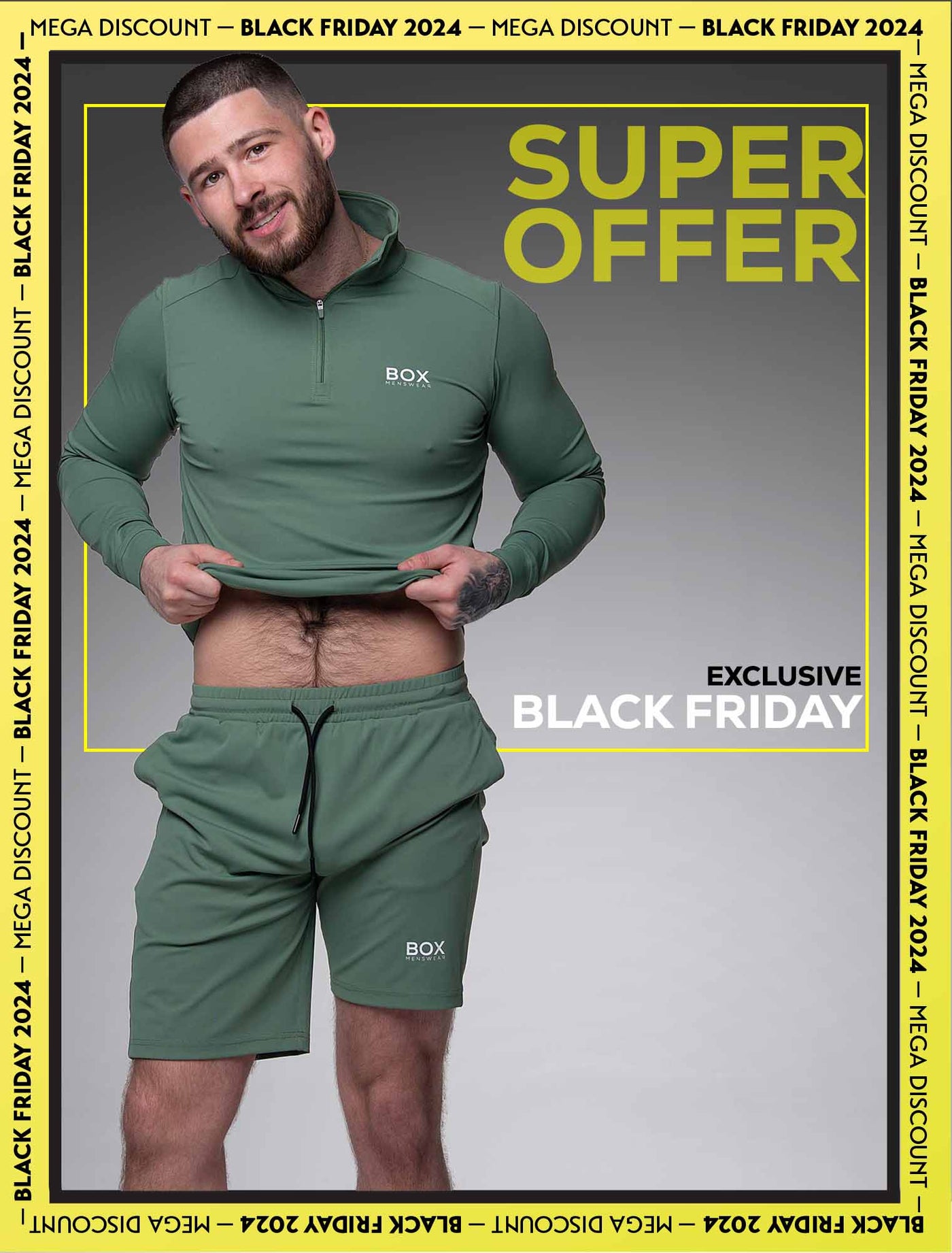 Active Panelled Sports Shorts - Green - boxmenswear - {{variant_title}}