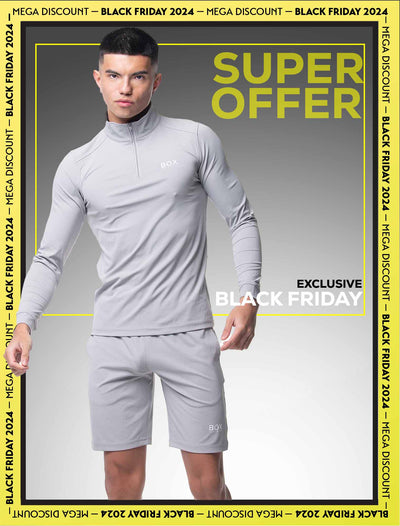 Active Panelled Sports Shorts - Grey - boxmenswear - {{variant_title}}