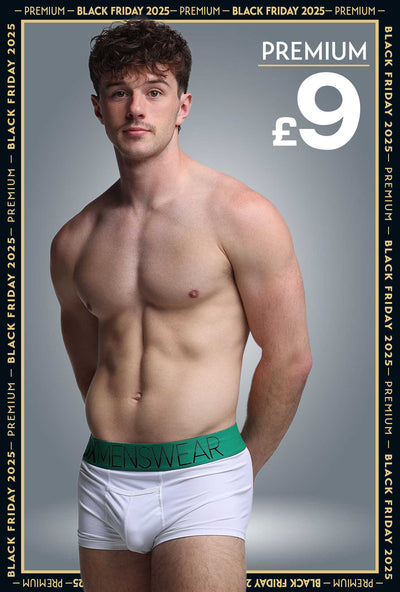 Mens Arched Keyhole Boxers - Enigma Green - boxmenswear - {{variant_title}}