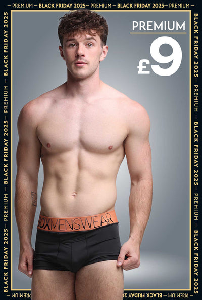 Mens Arched Keyhole Boxers - Inferno Noir - boxmenswear - {{variant_title}}