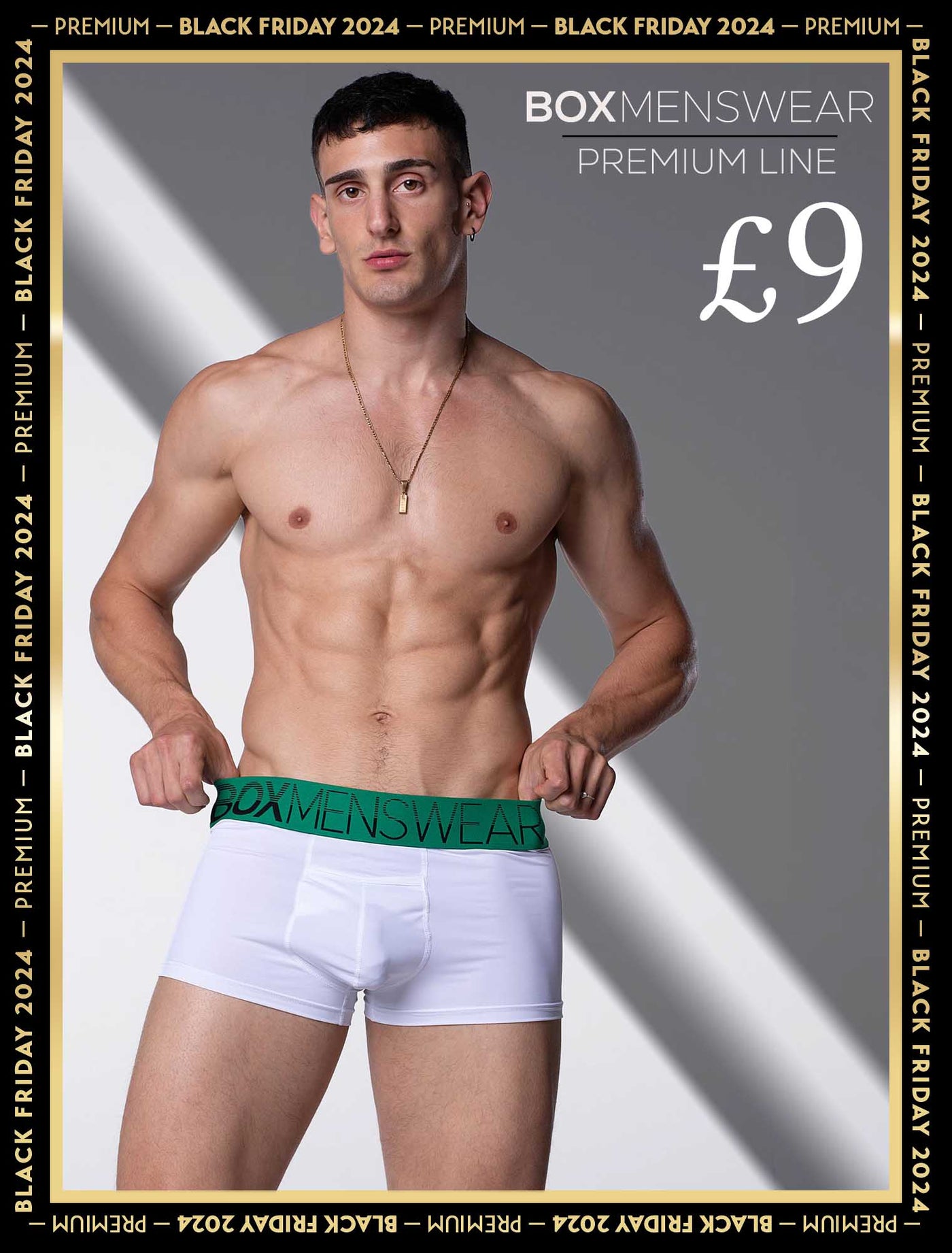 Mens Arched Keyhole Boxers - Enigma Green - boxmenswear - {{variant_title}}