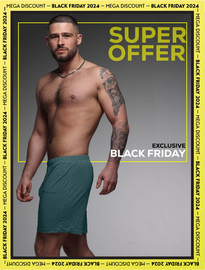 Mens Bed Shorts V2 - Green - boxmenswear - {{variant_title}}