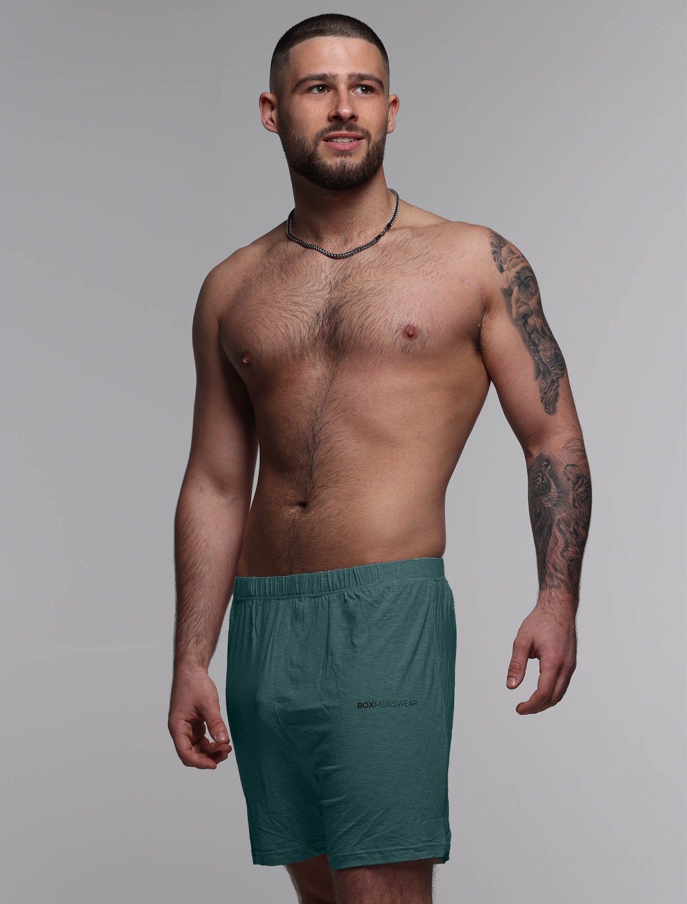 Mens Bed Shorts V2 - Green - boxmenswear - {{variant_title}}