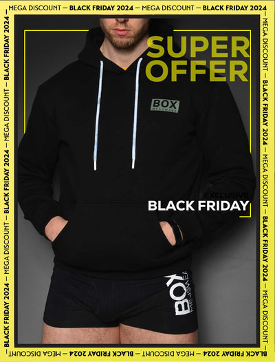 Mens Hoodie - Black - boxmenswear - {{variant_title}}