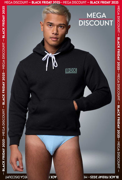 Mens Hoodie - Black - boxmenswear - {{variant_title}}