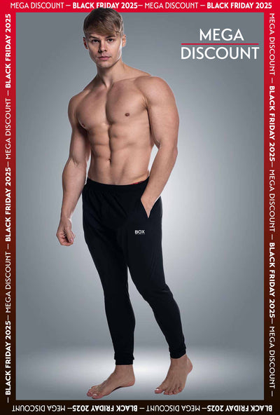 Mens X-Line Tapered Joggers - Black - boxmenswear - {{variant_title}}