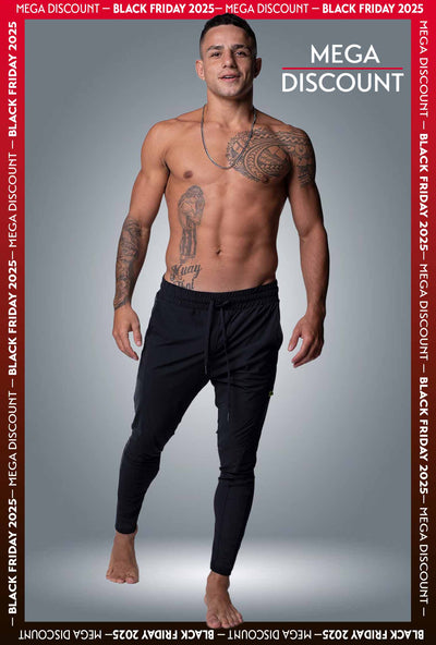 V2 Active Panelled Joggers - Black - boxmenswear - {{variant_title}}