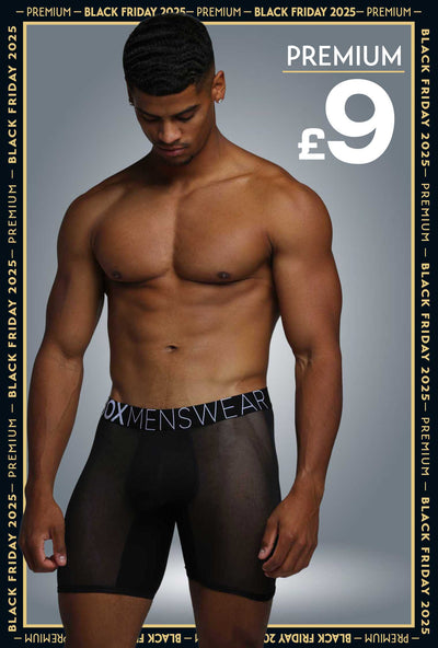 King Fit Mesh Panel - Transparent Crotch: Black - boxmenswear - {{variant_title}}