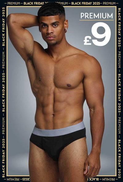 Mesh Panel Briefs - Midnight Milan - boxmenswear - {{variant_title}}