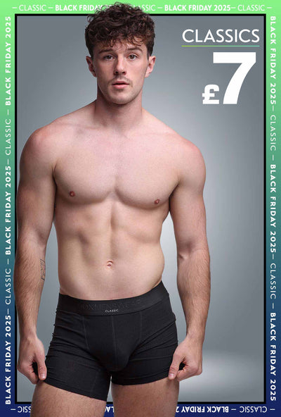 Mens Classic Ribbed Boxers - Black - boxmenswear - {{variant_title}}