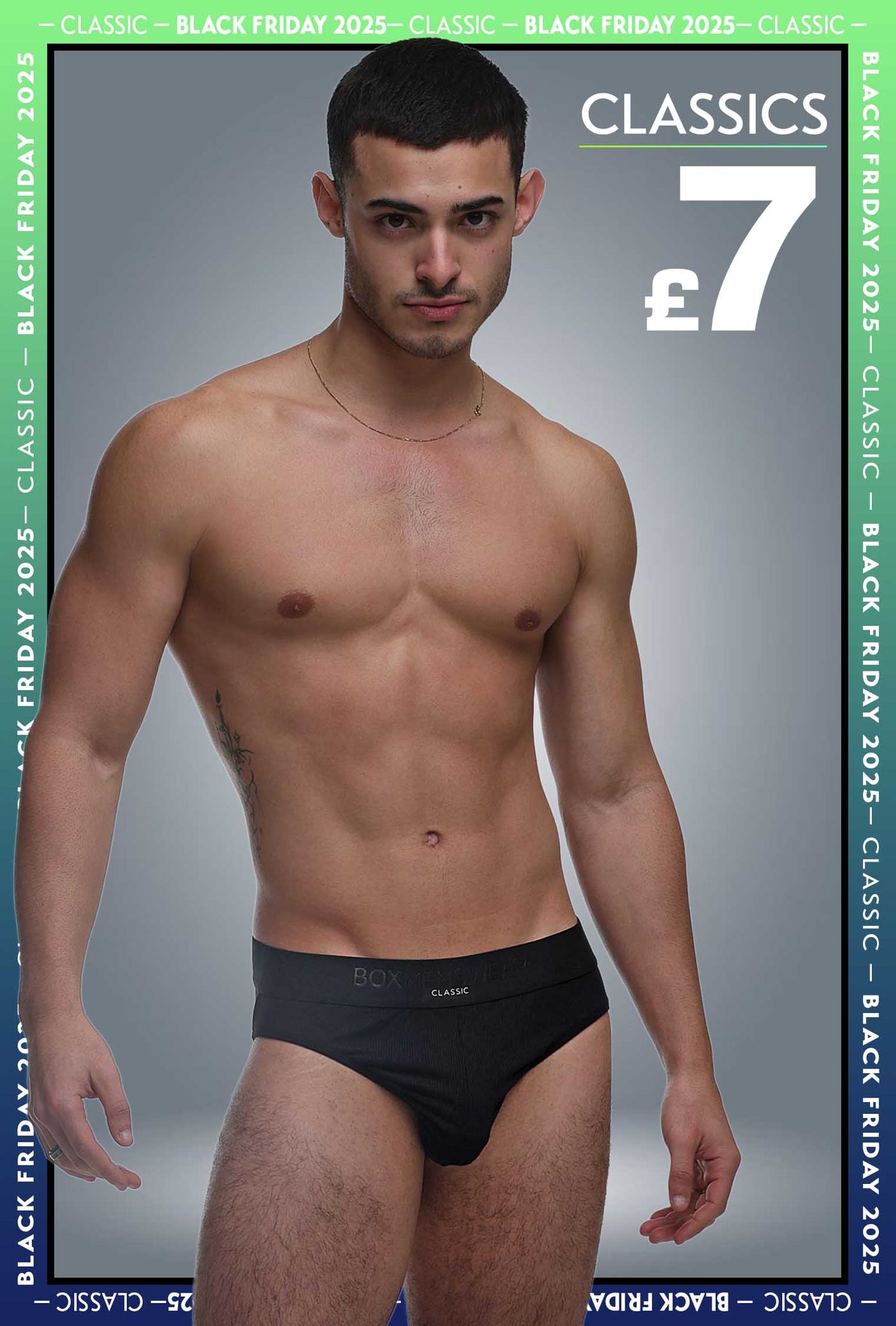 Mens Classic Ribbed Briefs - Black - boxmenswear - {{variant_title}}