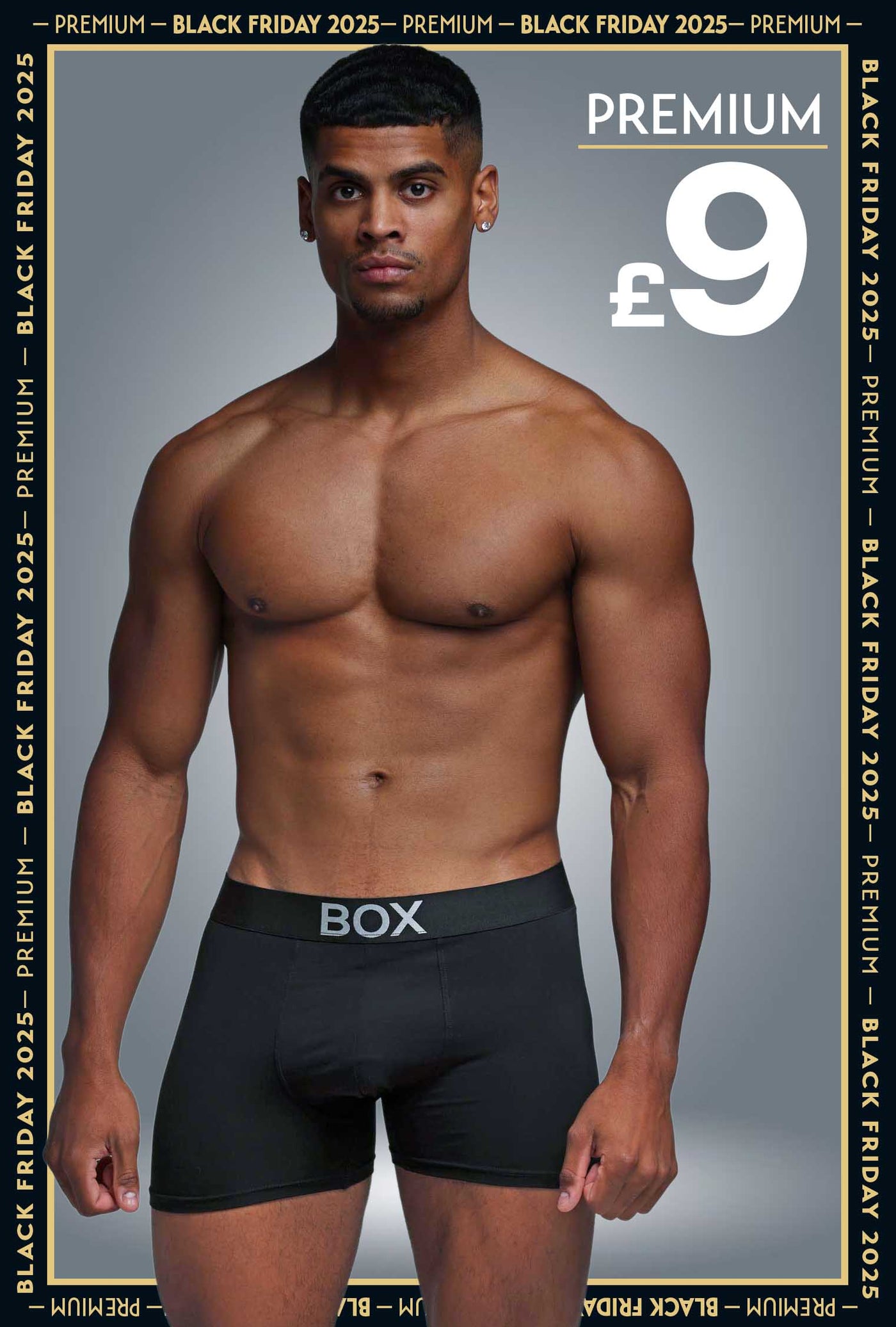 Metallic Modal Boxers - Black & Silver - boxmenswear - {{variant_title}}