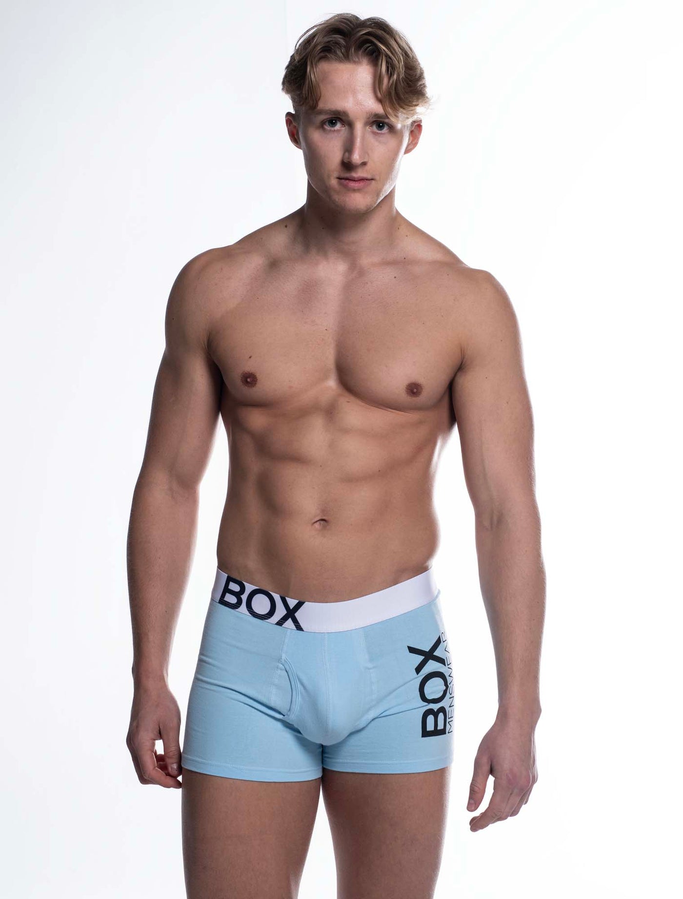 Box Menswhere New soft Blue Box mens boxer shorts by Box Menswear – boxmenswear