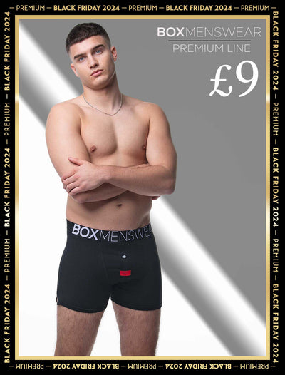 Button-up Boxers - Black Gala - boxmenswear - {{variant_title}}