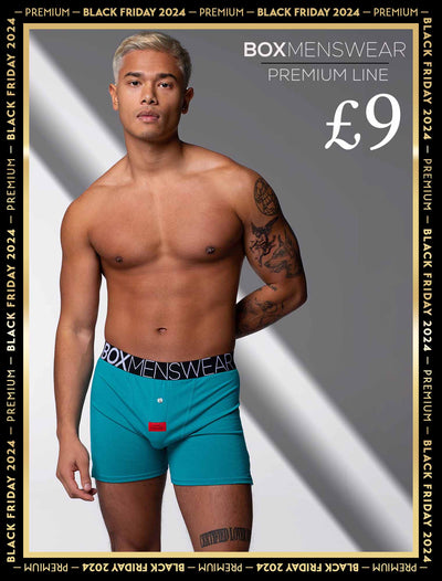 Button-up Boxers - Tease Me Teal - boxmenswear - {{variant_title}}