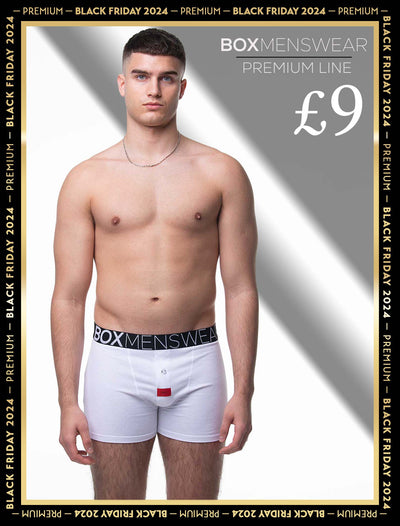 Button-up Boxers - Venus White - boxmenswear - {{variant_title}}