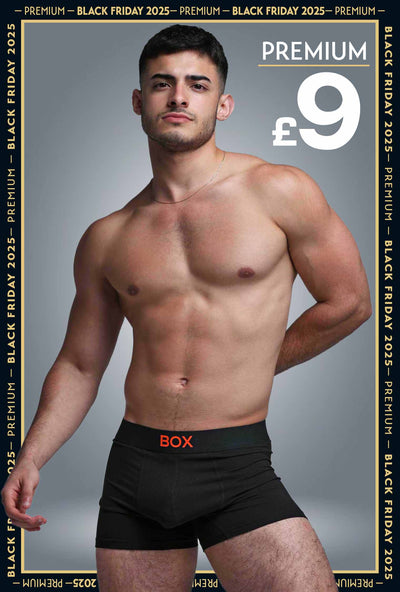 Colour Pop Boxers - Black & Orange - boxmenswear - {{variant_title}}