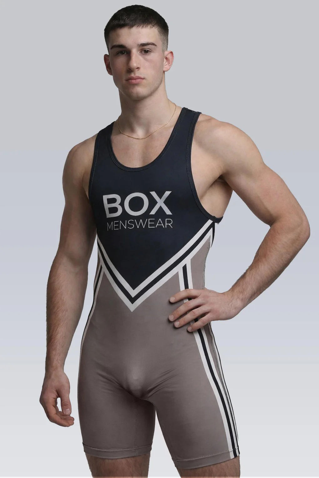 Singlet - Chevron Tones - boxmenswear - {{variant_title}}