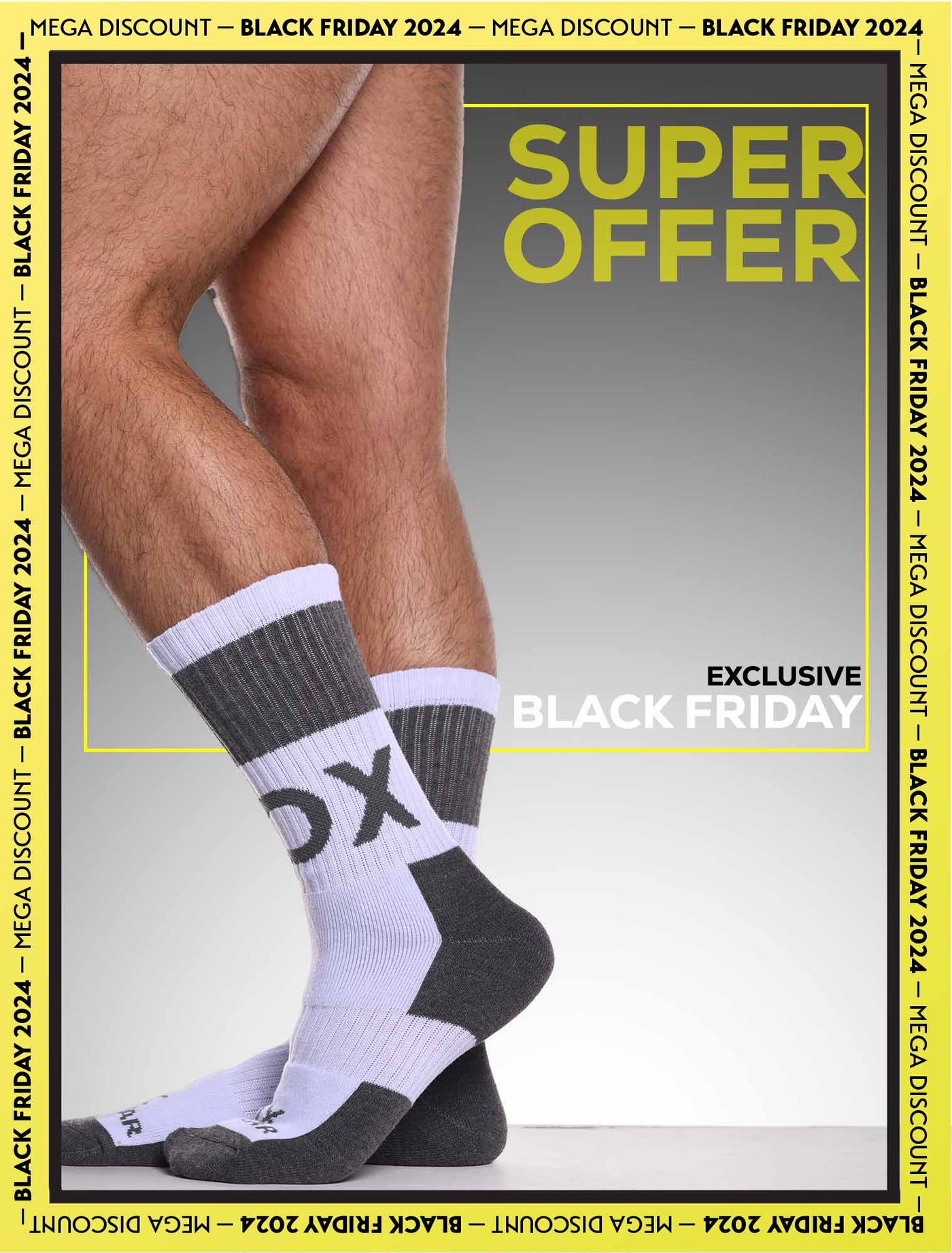 Box Sports Socks - Grey - boxmenswear - {{variant_title}}