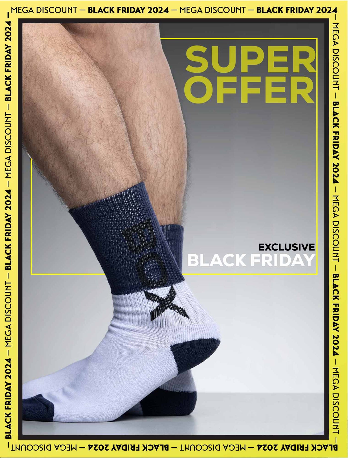 Box Sports Socks - Deep Navy Colour Block - boxmenswear - {{variant_title}}