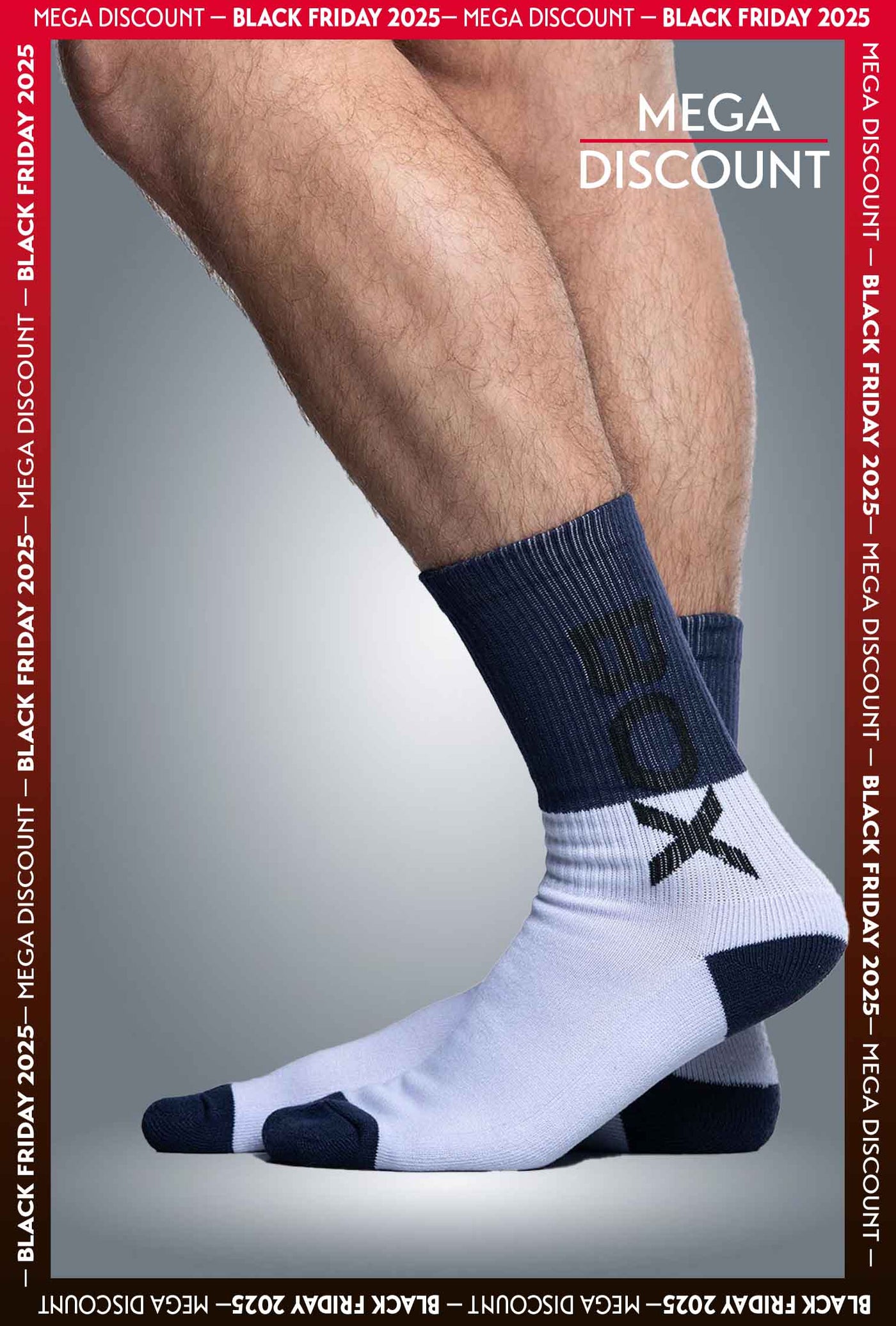 Box Sports Socks - Deep Navy Colour Block - boxmenswear - {{variant_title}}