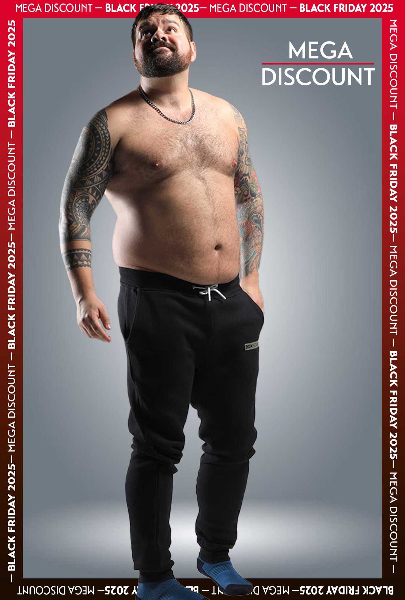 Comfort Fit: Joggers - Black - boxmenswear - {{variant_title}}