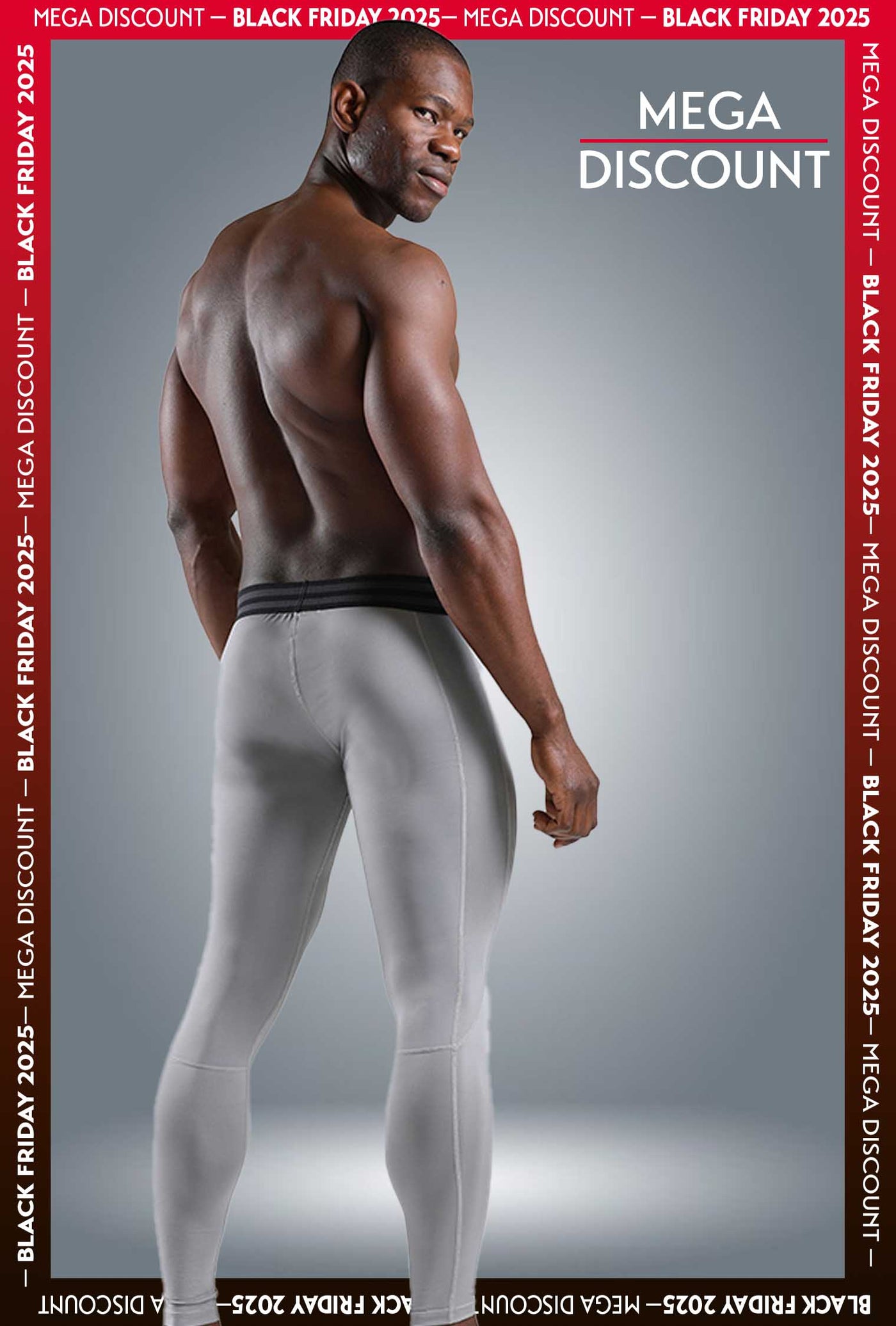 Compression Leggings - Gun Metal Grey - boxmenswear - {{variant_title}}