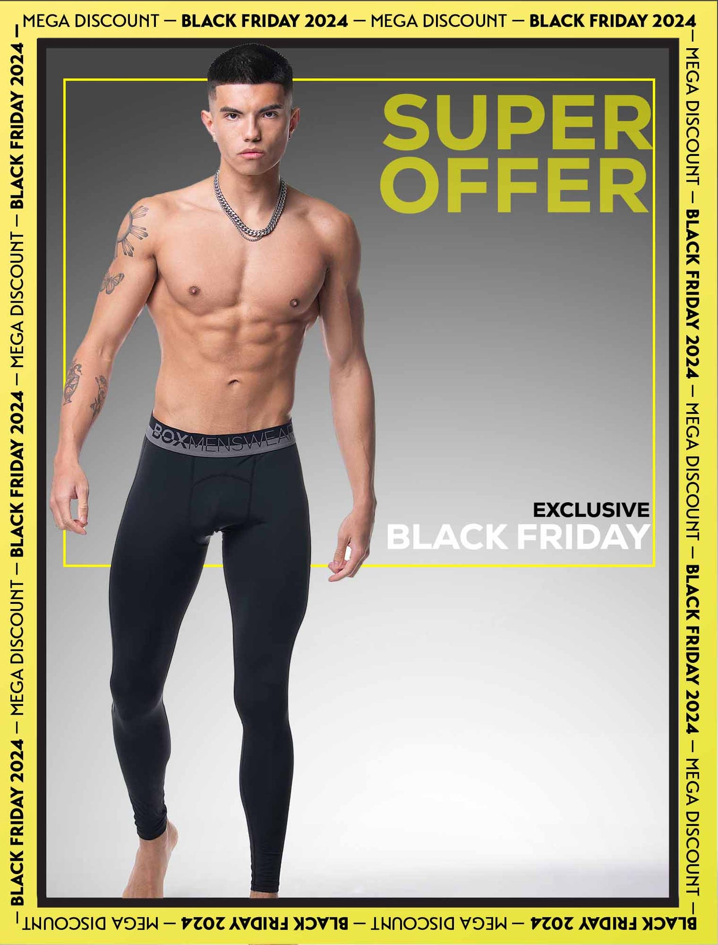 Compression Leggings 2.0 - Black - boxmenswear - {{variant_title}}