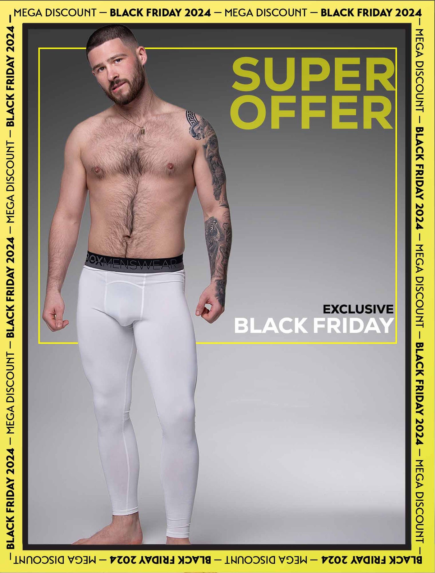 Compression Leggings 2.0 - White - boxmenswear - {{variant_title}}